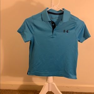 Light blue Under Armour Polo